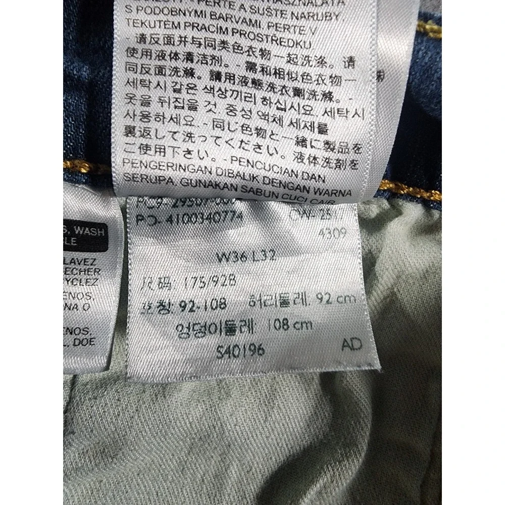 Levis 502 Men's Denim Jeans, 36x32(30), Straight Leg, Relaxed Fit, Dark Wash